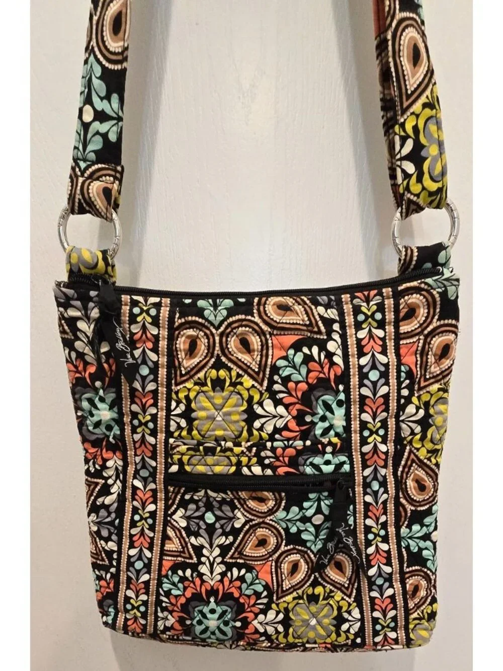 Vera Bradley SIERRA Floral Quilted Crossbody Bag Adjustable Strap - Picture 4 of 15